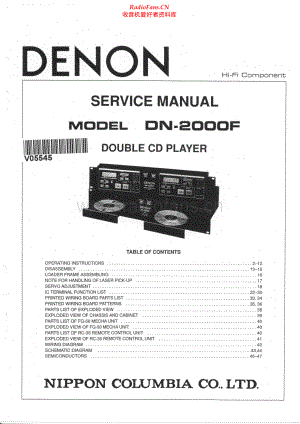Denon-DN2000F-cd-sm维修电路原理图.pdf