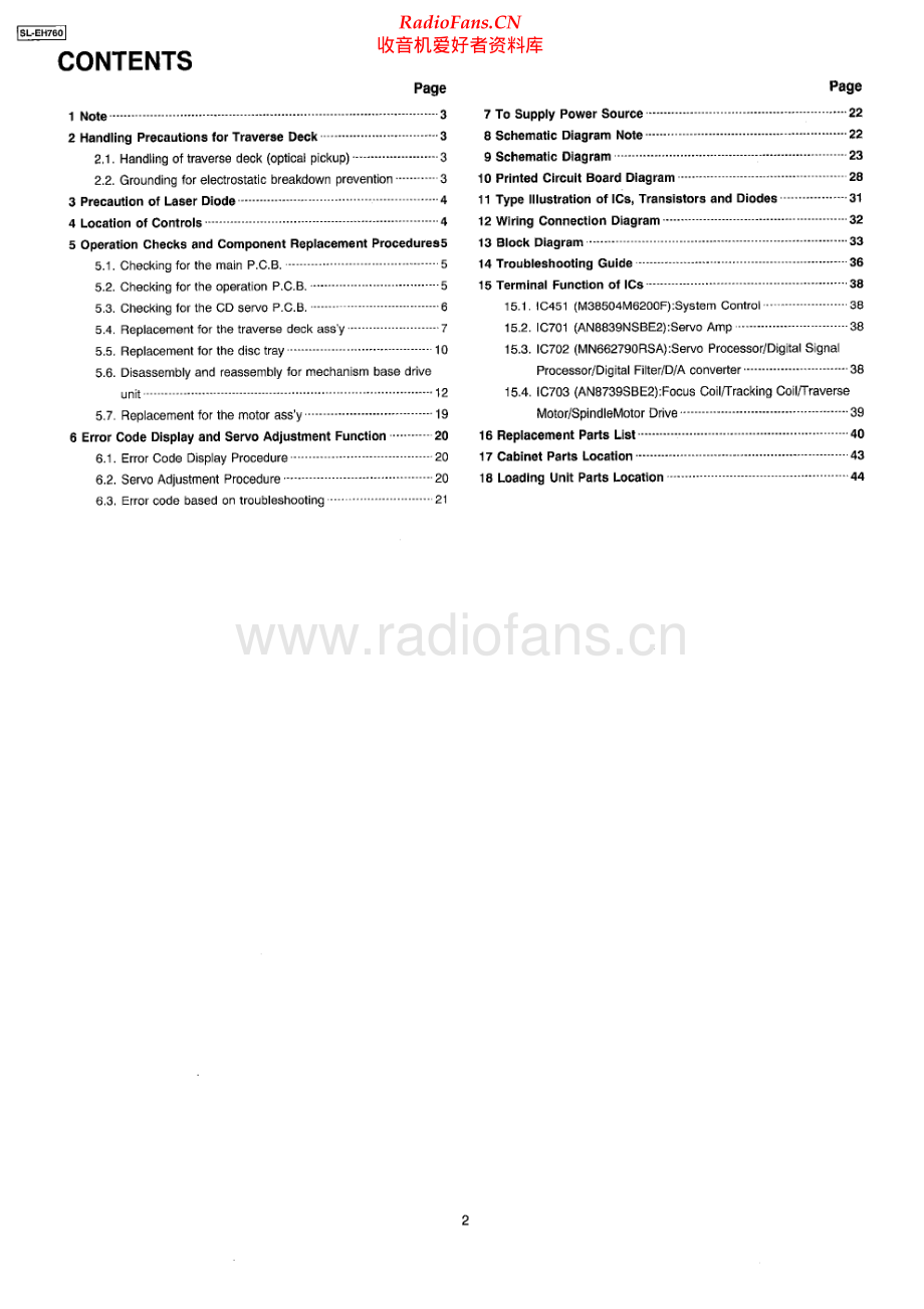 Technics-SLEH760-cd-sm 维修电路原理图.pdf_第2页