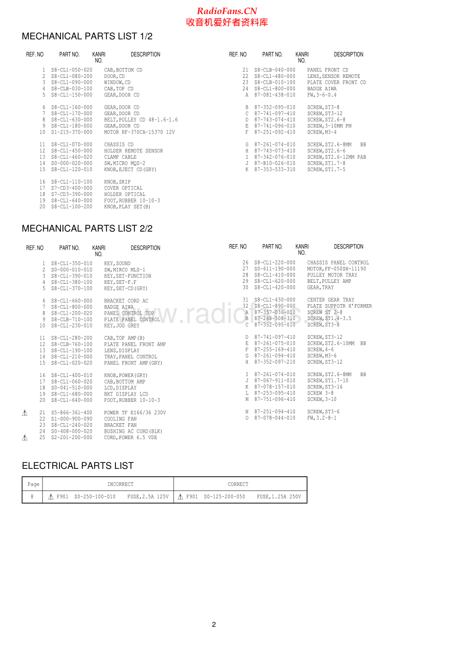 Aiwa-XRM70-cs-ssm维修电路原理图.pdf_第2页