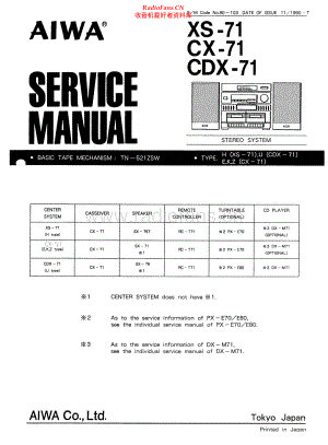 Aiwa-CDX71-cs-sm维修电路原理图.pdf