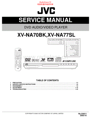 JVC-XVNA70BK-cd-sm 维修电路原理图.pdf