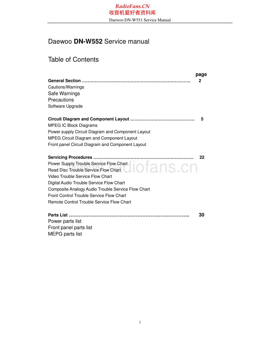 Daewoo-DNW552-dvd-sm维修电路原理图.pdf_第1页