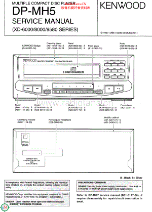 Kenwood-DPMH5-cd-sm 维修电路原理图.pdf