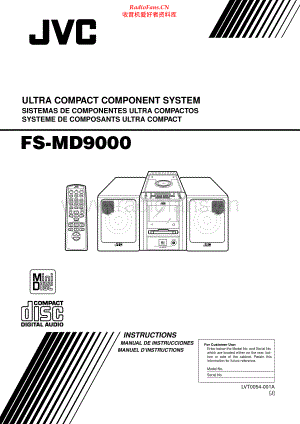 JVC-FSMD9000-cs-sm 维修电路原理图.pdf