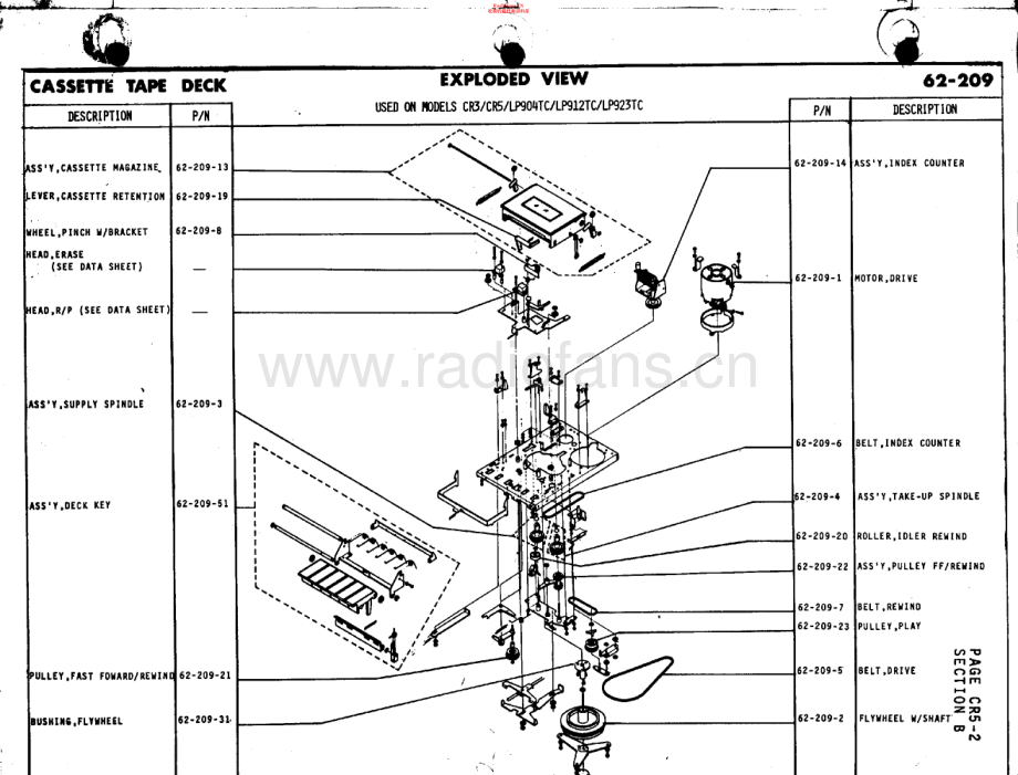 Califone-CR5-tape-sch维修电路原理图.pdf_第1页