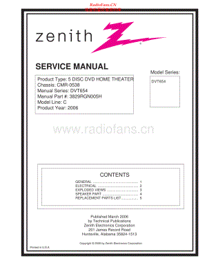 Zenith-DVT654-dvd-sm 维修电路原理图.pdf