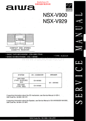 Aiwa-NSXV900-cs-sm维修电路原理图.pdf