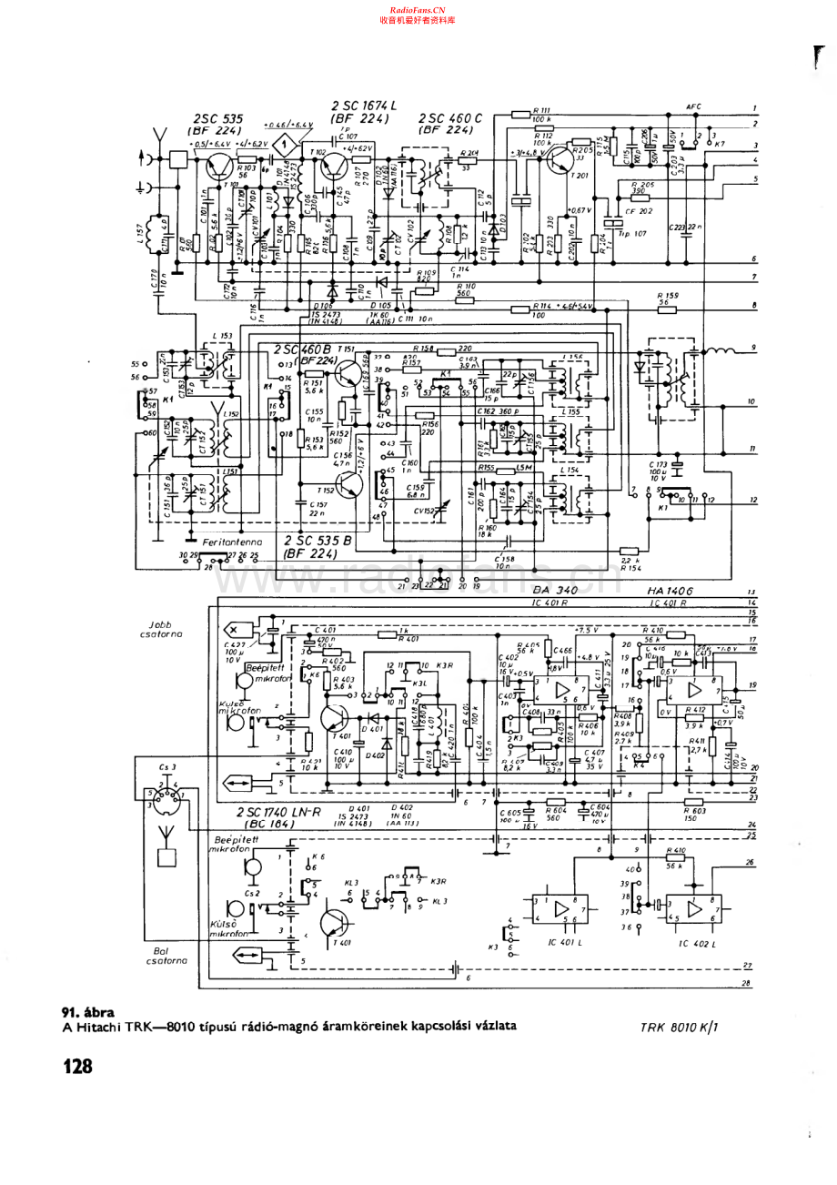 Hitachi-TRK8010-pr-sch 维修电路原理图.pdf_第1页