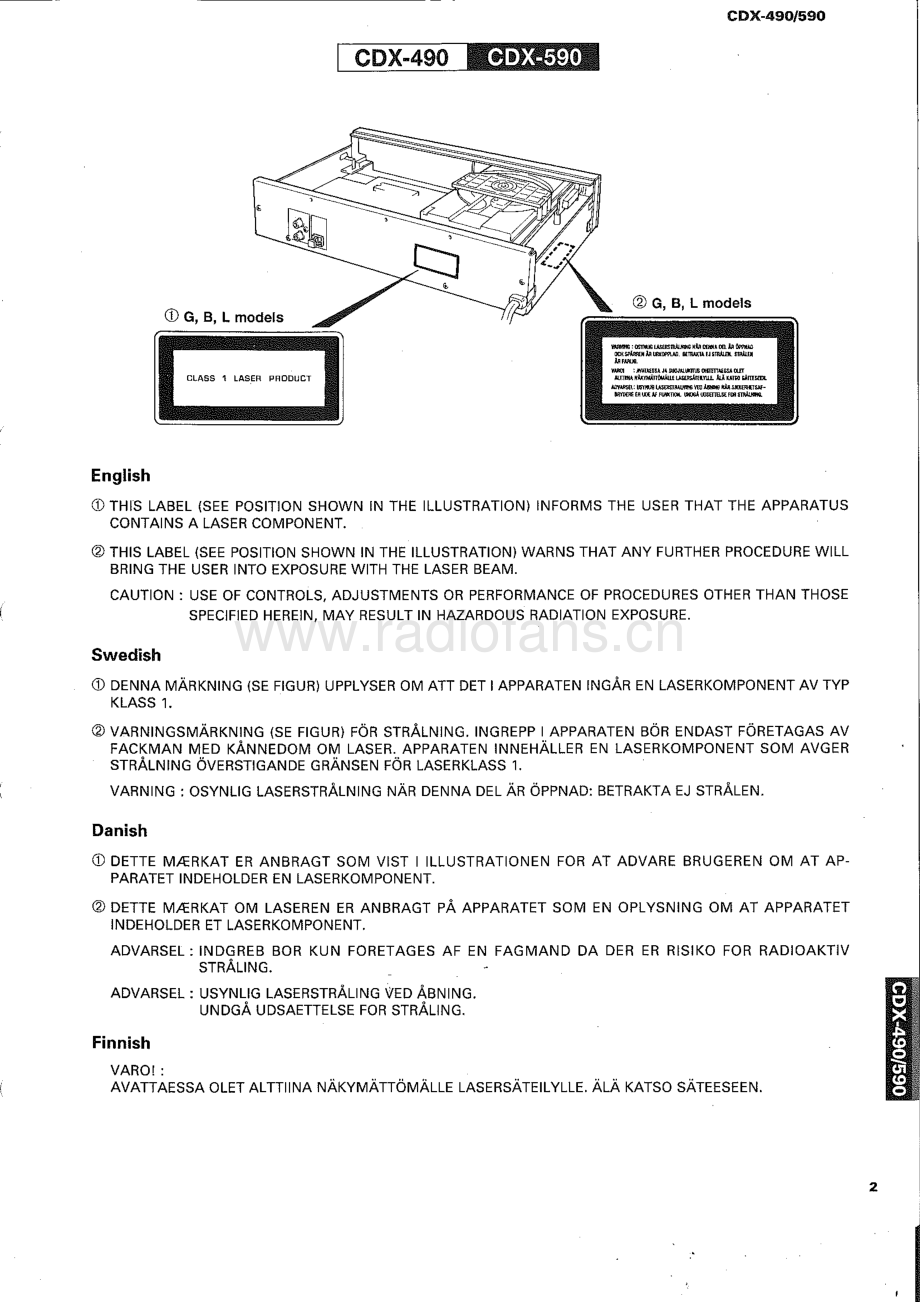 Yamaha-CDX490-cd-sm 维修电路原理图.pdf_第3页
