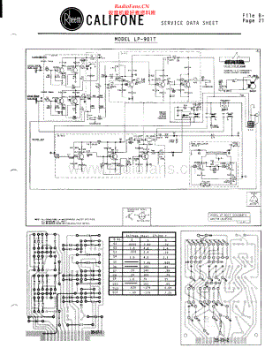 Califone-LP901T-tape-sch维修电路原理图.pdf