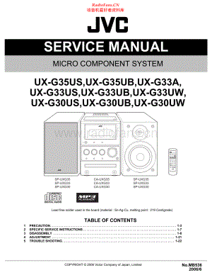 JVC-UXG33-cs-sm 维修电路原理图.pdf
