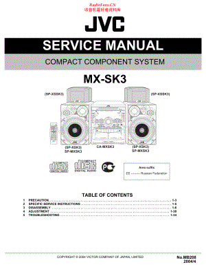 JVC-MXSK3-cs-sm 维修电路原理图.pdf
