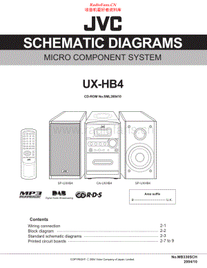JVC-UXHB4-cs-sch 维修电路原理图.pdf