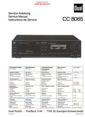 Dual-CC8065-tape-sm维修电路原理图.pdf