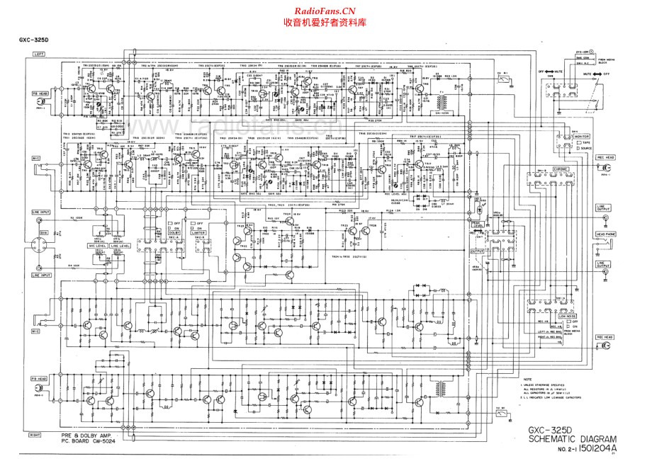 Akai-GX325D-tape-sch维修电路原理图.pdf_第2页