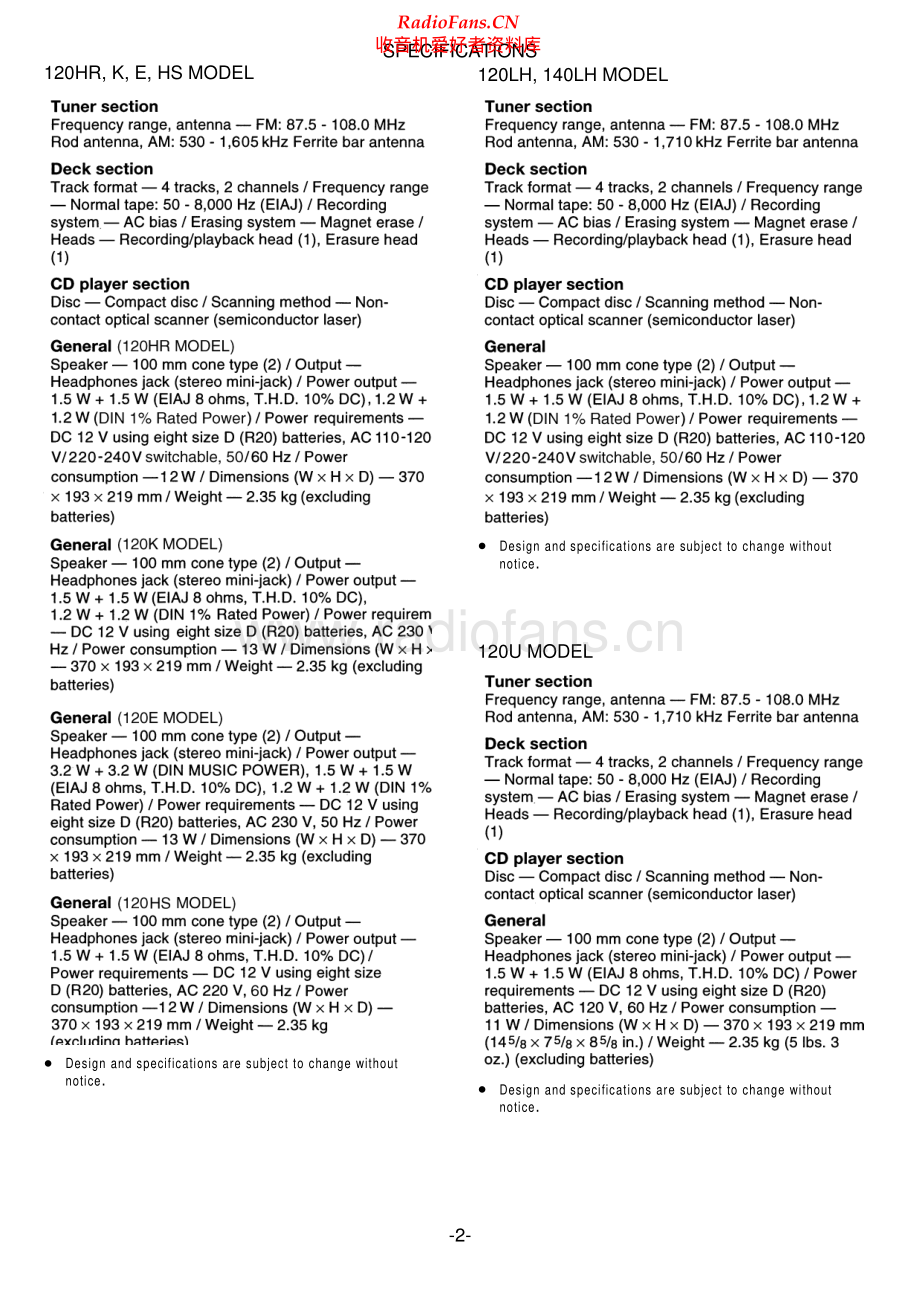 Aiwa-CSDA140-pr-sm维修电路原理图.pdf_第2页