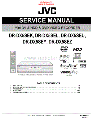 JVC-DRDX5SE-dvd-sm 维修电路原理图.pdf