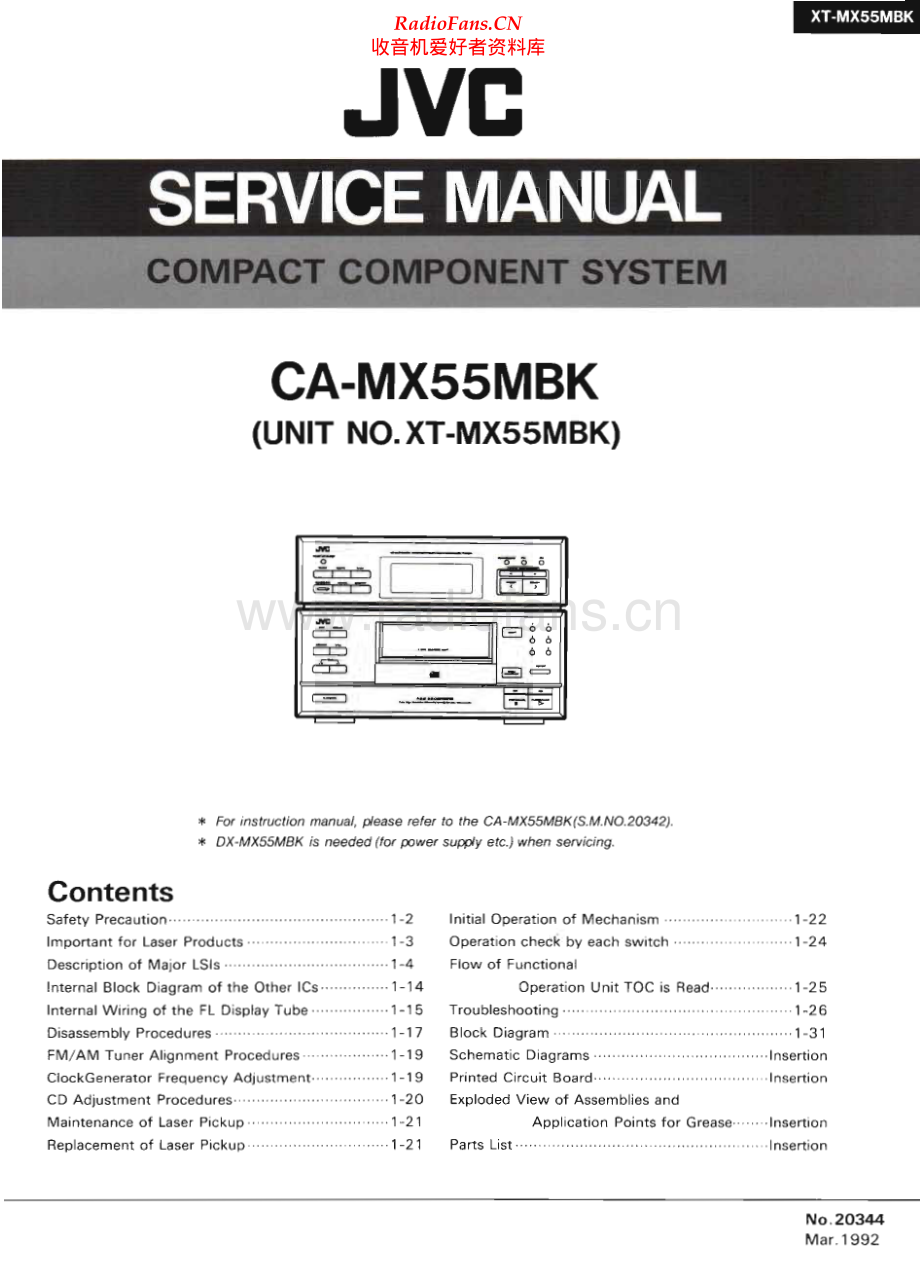 JVC-CAMX55MBK-cs-sm 维修电路原理图.pdf_第1页
