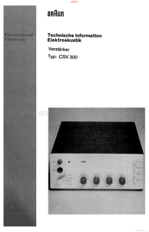 Braun-CSV300-int-sm维修电路原理图.pdf