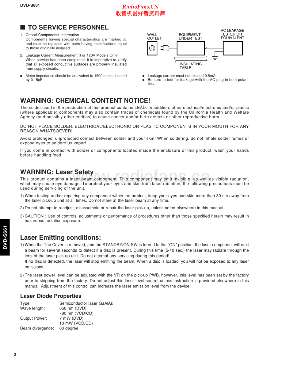 Yamaha-DVDS661-dvd-sm2 维修电路原理图.pdf_第2页