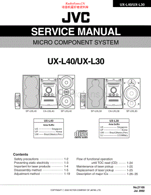 JVC-UXL40-cs-sm 维修电路原理图.pdf