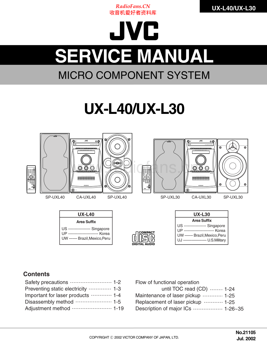 JVC-UXL40-cs-sm 维修电路原理图.pdf_第1页
