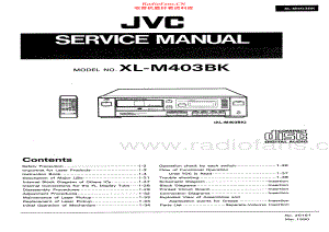 JVC-XLM403BK-cd-sm 维修电路原理图.pdf