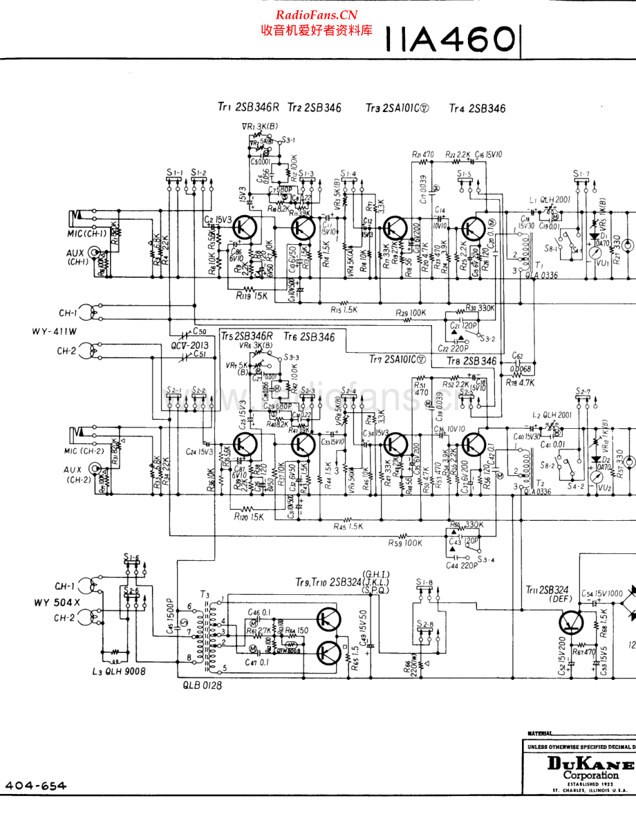 Dukane-11A460-tape-sch维修电路原理图.pdf_第1页