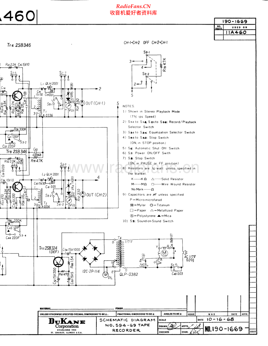 Dukane-11A460-tape-sch维修电路原理图.pdf_第2页