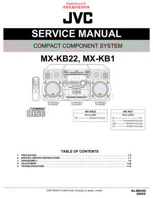 JVC-MXKB22-cs-sm 维修电路原理图.pdf