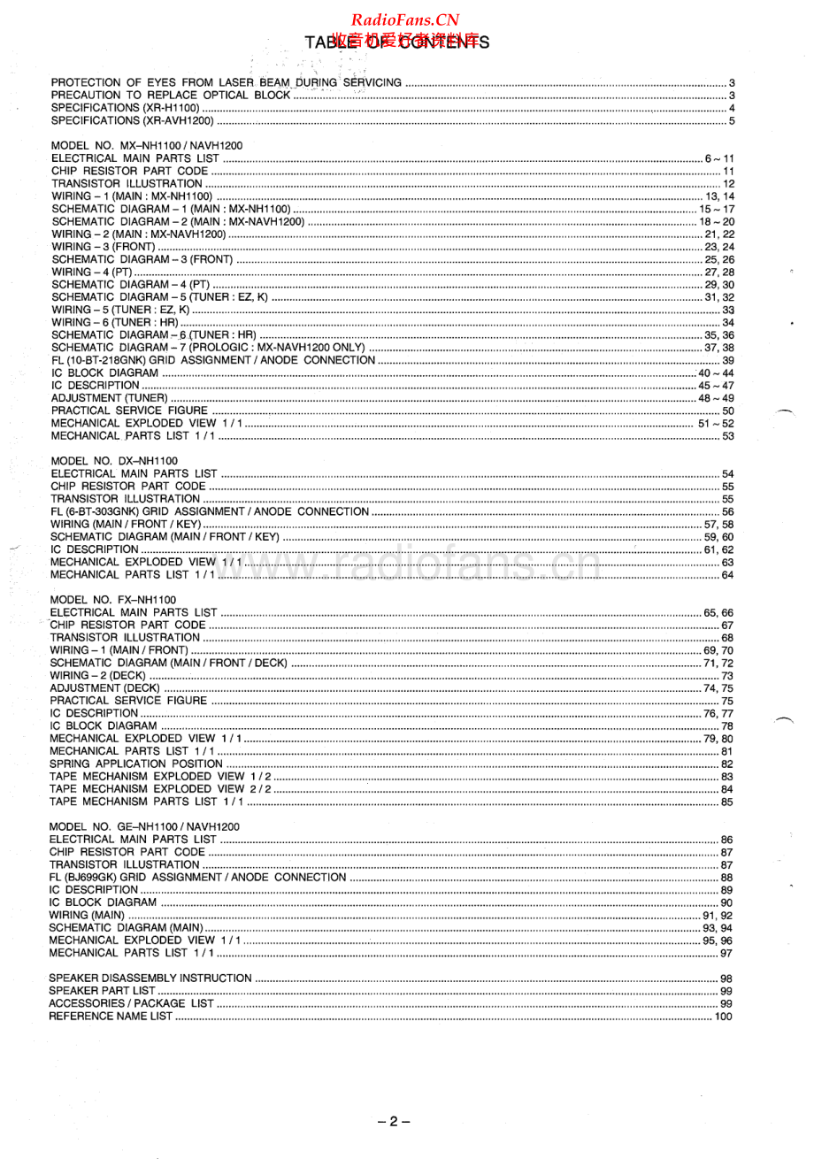 Aiwa-XRH1100-cs-sm维修电路原理图.pdf_第2页