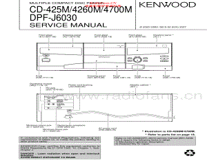 Kenwood-CD425M-cd-sm 维修电路原理图.pdf