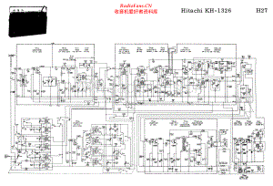 Hitachi-KH1326-pr-sm 维修电路原理图.pdf