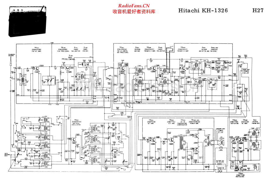 Hitachi-KH1326-pr-sm 维修电路原理图.pdf_第1页