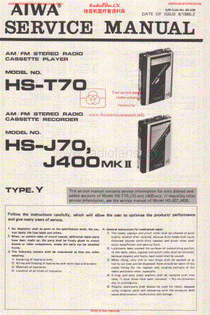 Aiwa-HSJ70-tape-sm维修电路原理图.pdf