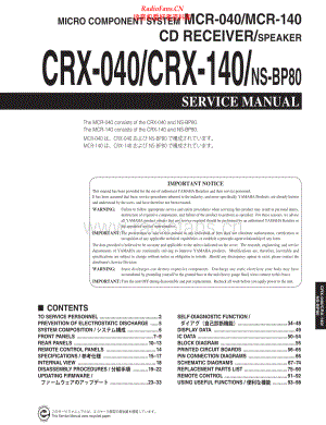 Yamaha-CRX140-cs-sm 维修电路原理图.pdf