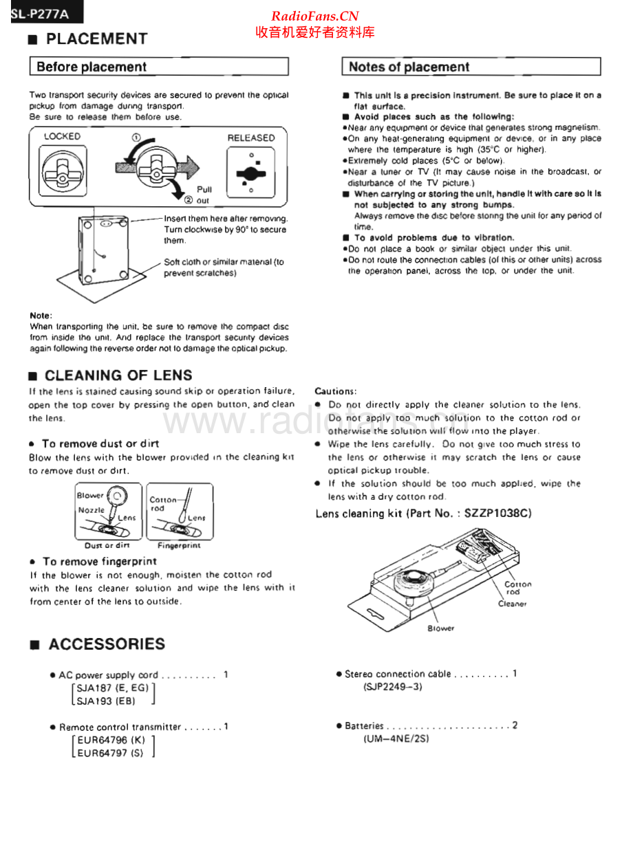 Technics-SLP277A-cd-sm 维修电路原理图.pdf_第2页