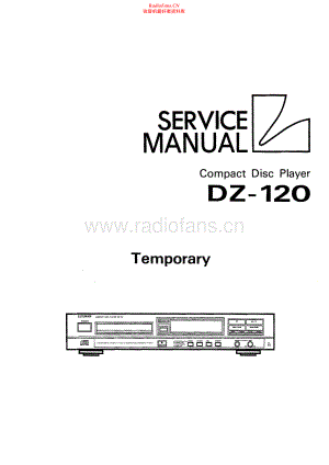 Luxman-DZ120-cd-sm 维修电路原理图.pdf