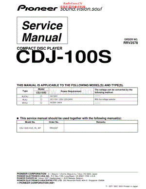 Pioneer-CDJ100S-cd-pl 维修电路原理图.pdf