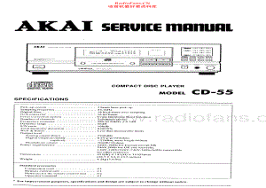 Akai-CD55-cd-sm维修电路原理图.pdf