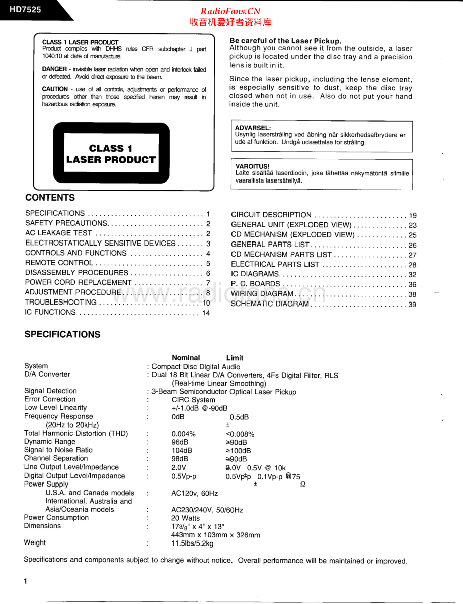 HarmanKardon-HD7525-cd-sm维修电路原理图.pdf_第2页