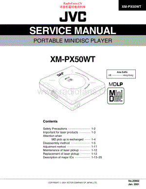 JVC-XMPX50WT-md-sm 维修电路原理图.pdf