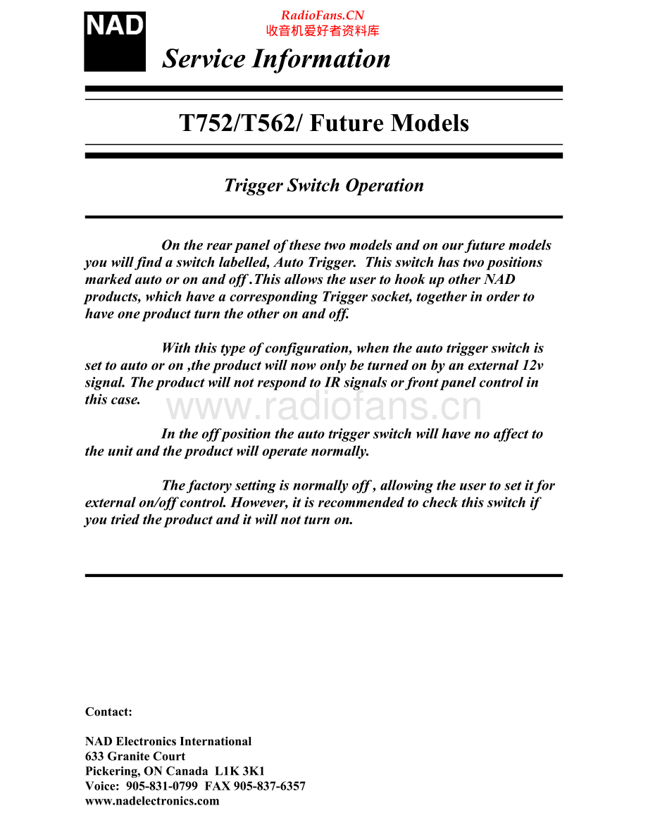 NAD-T562-cd-si1 维修电路原理图.pdf_第1页