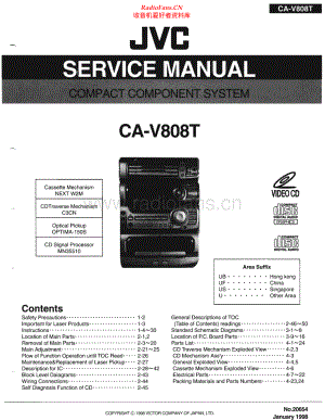 JVC-CAV808T-cs-sm 维修电路原理图.pdf