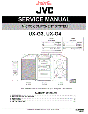 JVC-UXG4-cs-sm 维修电路原理图.pdf