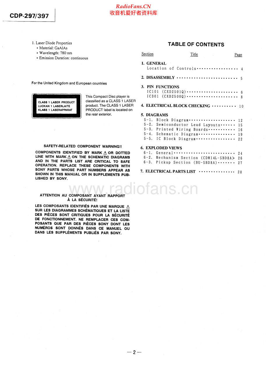 Sony-CDP297-cd-sm 维修电路原理图.pdf_第2页