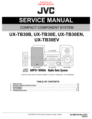JVC-UXTB30-cs-sm 维修电路原理图.pdf