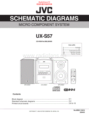 JVC-UXS57-cs-sch 维修电路原理图.pdf