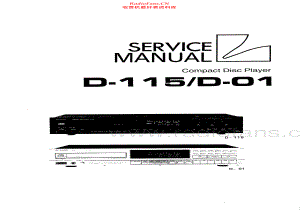 Luxman-D115-cd-sm 维修电路原理图.pdf