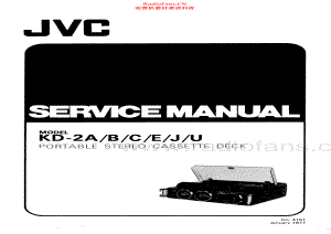 JVC-KD2-tape-sm 维修电路原理图.pdf